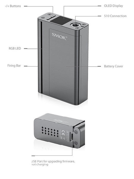 Original Smok X Cube II VV / VW Box Mod Houz of Vape Original Smok X Cube II VV / VW Box Mod Houz of Vape